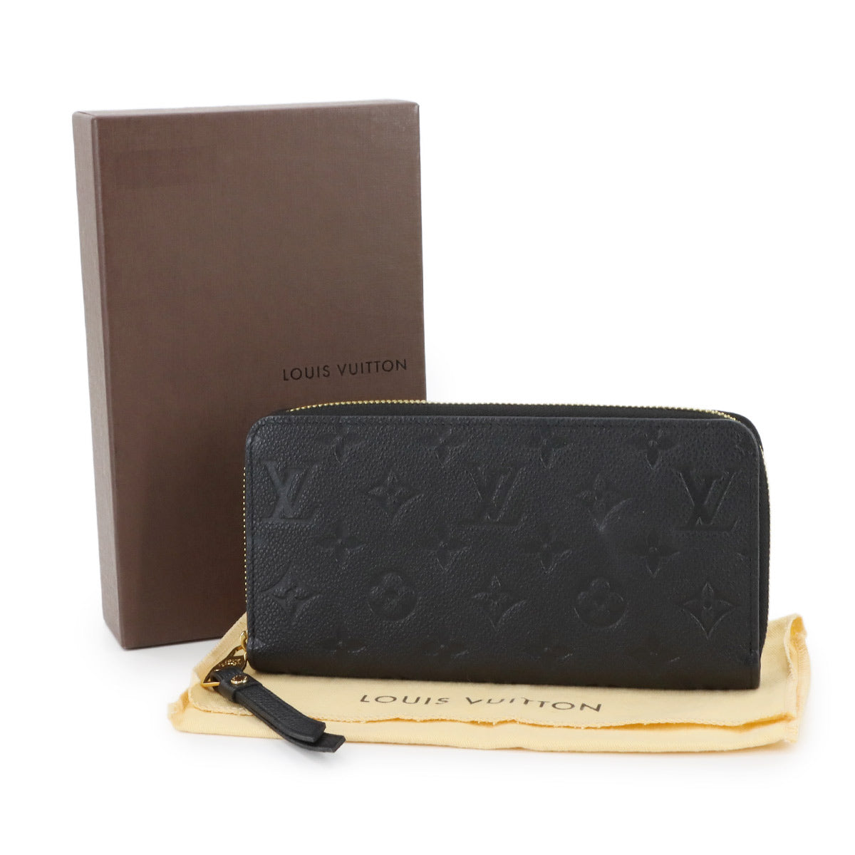 Monogram Empreinte Zippy Wallet Leather Noir M60571