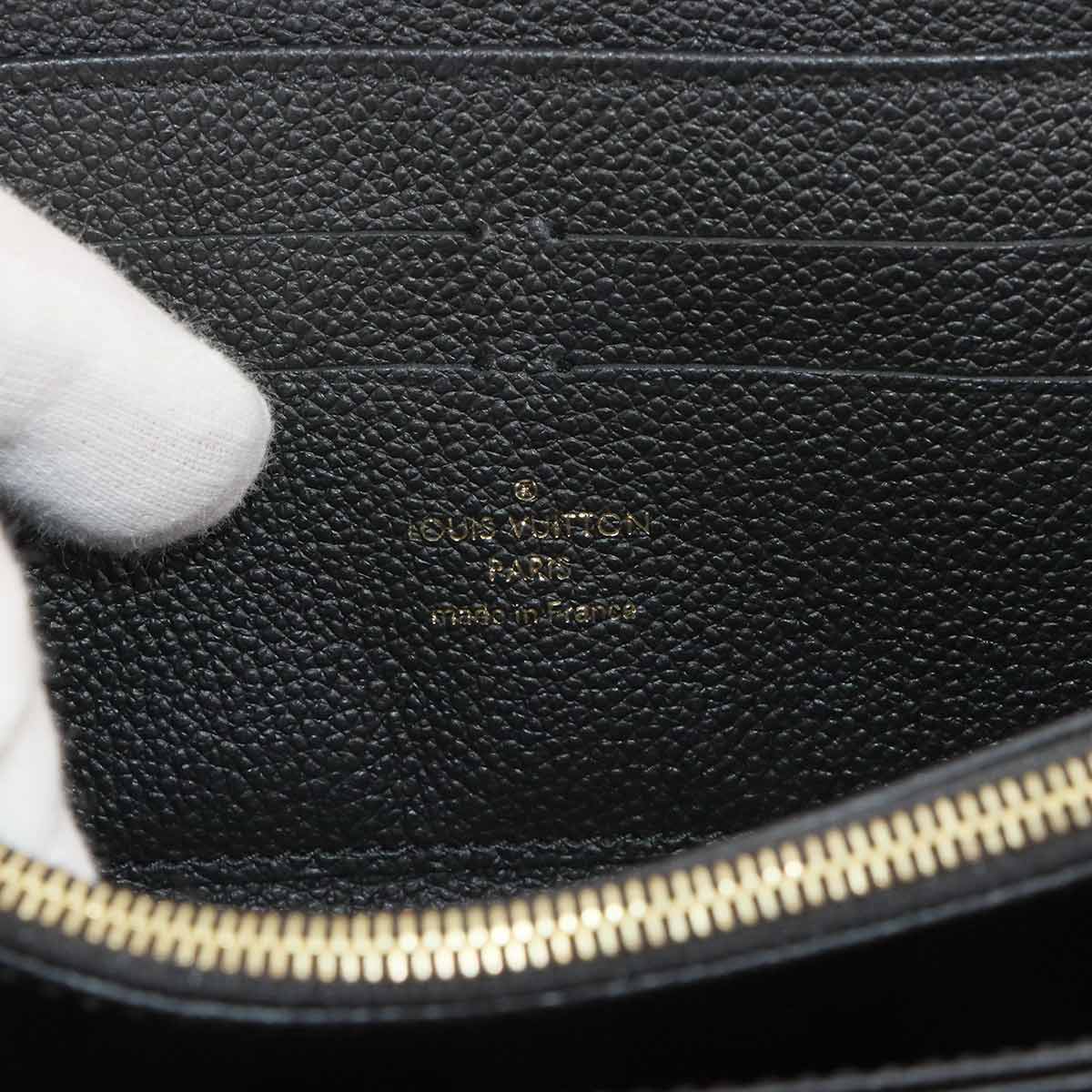 Monogram Empreinte Zippy Wallet Leather Noir M60571