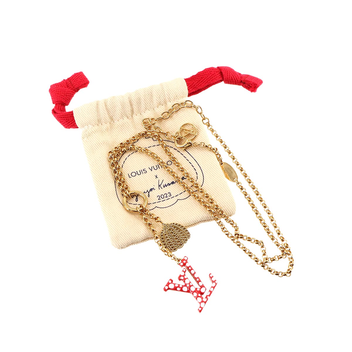 LV x YK Collier Iconic Infinity Dots Necklace M01081