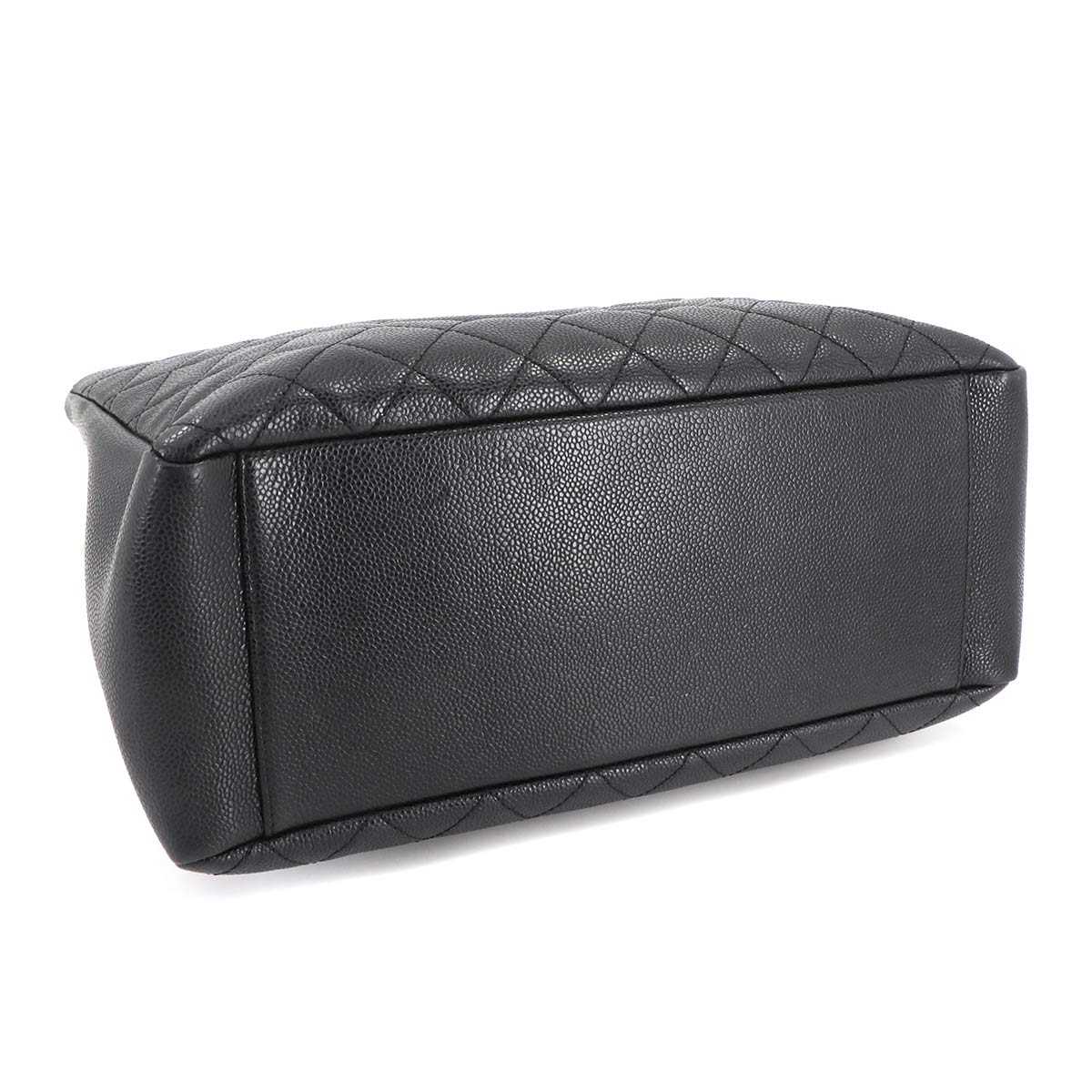 Grand Shopping Tote Bag GST Leather Black A50995