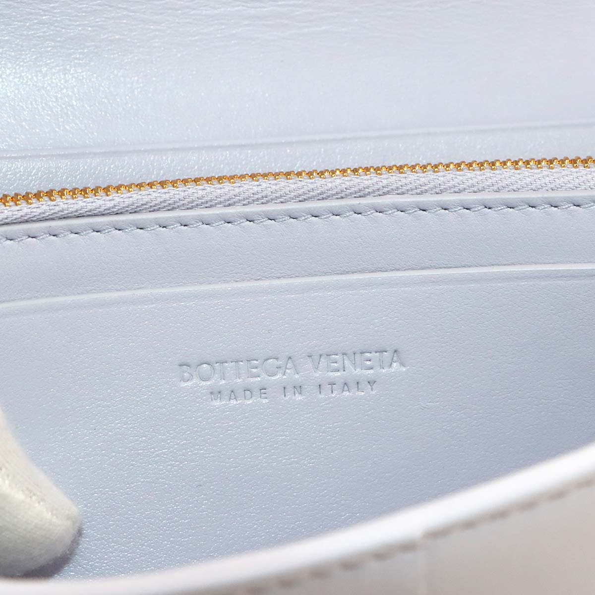 Maxi Intrecciato Long Wallet Leather Light Purple 667433