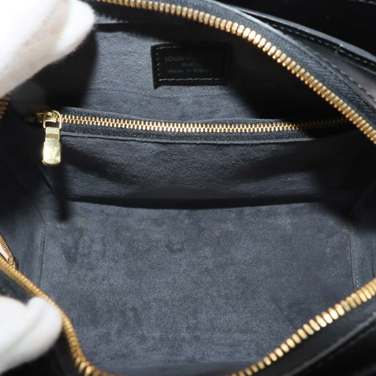 Epi Pont Neuf Hand Bag Leather Noir M52052 Purse