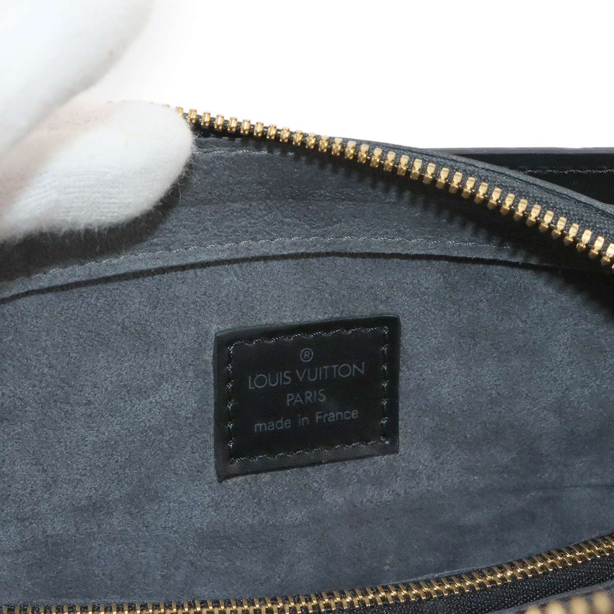 Epi Pont Neuf Hand Bag Leather Noir M52052 Purse