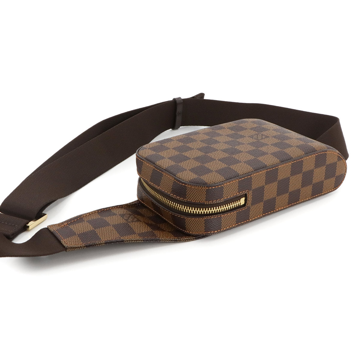 Damier Geronimos Crossbody Bag Ebene Brown N51994