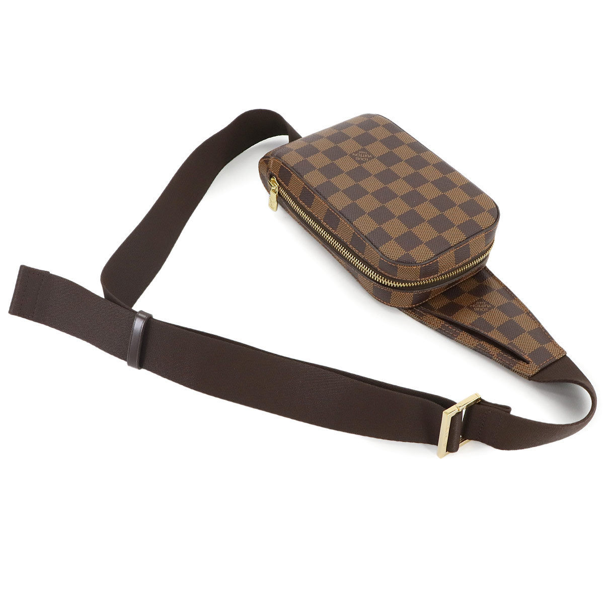 Damier Geronimos Crossbody Bag Ebene Brown N51994