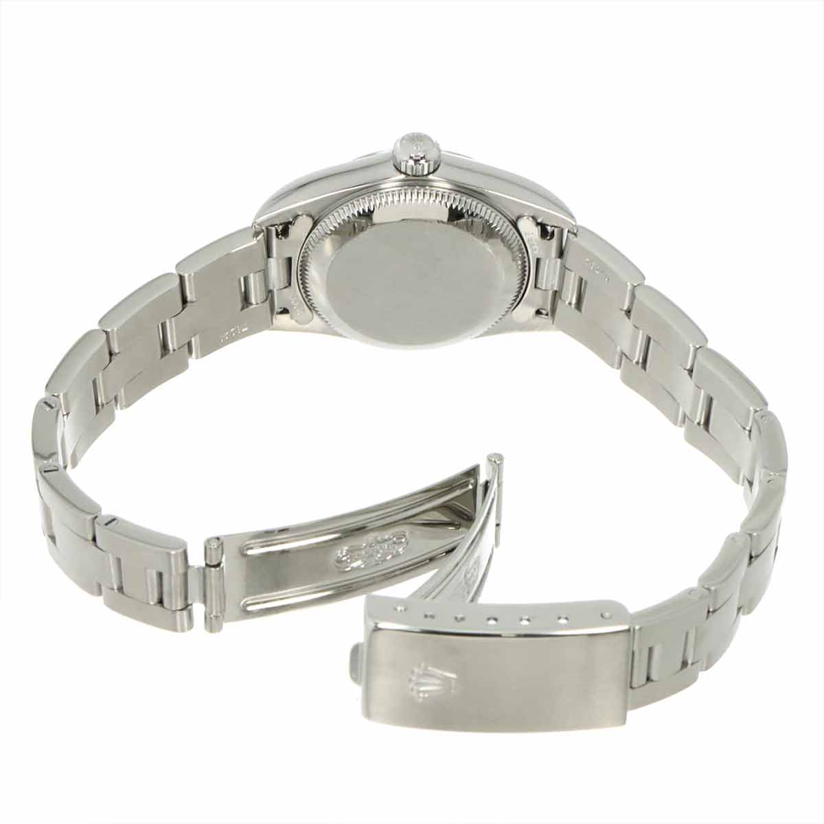 Oyster perpetual 76080 Serial F Silver Dial Ladies Watch