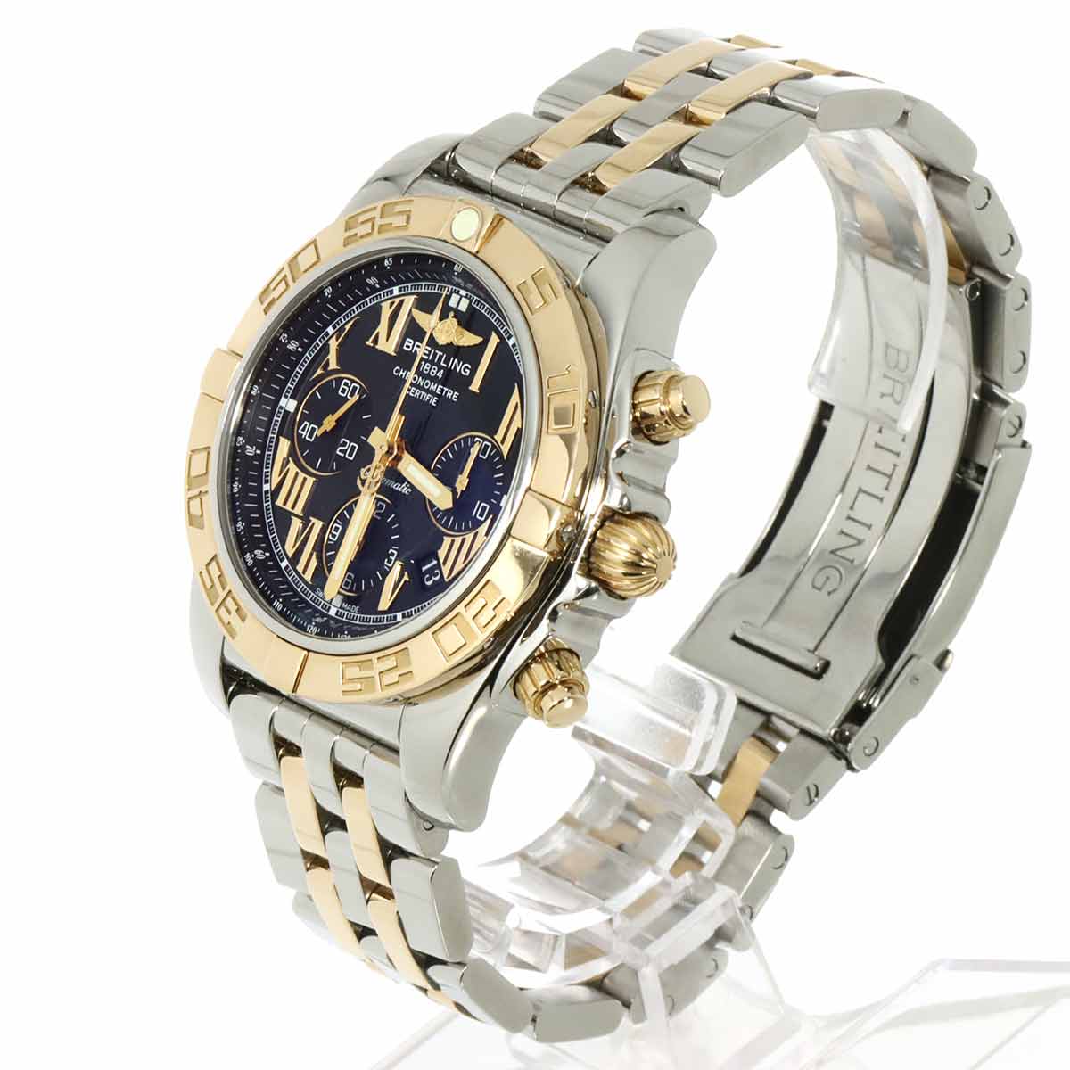 Chronomat 44 CB0110 Chronograph Automatic Black Gold Dial