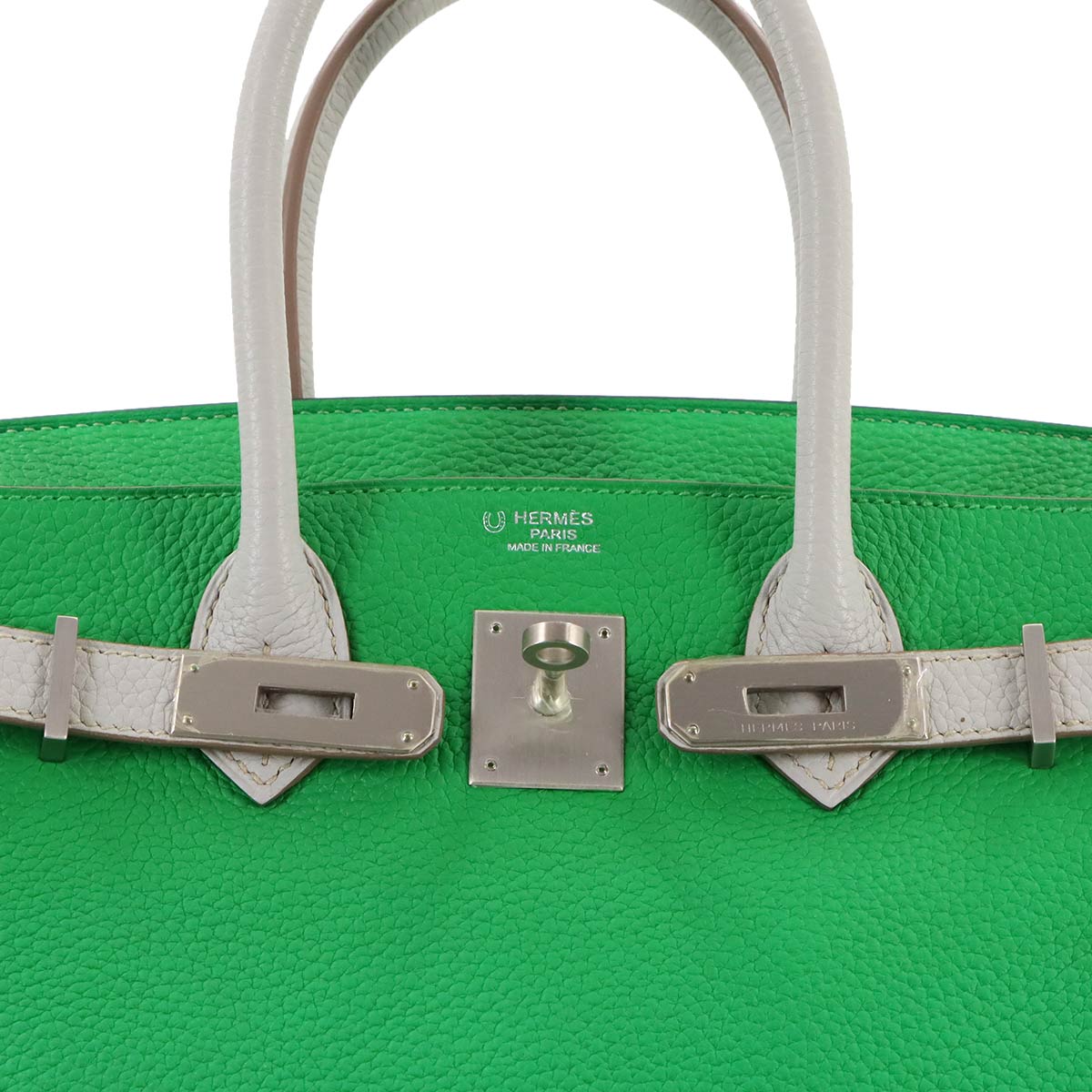 Birkin 30 Personal SPO Taurillon Clemence Bambou Hand Bag