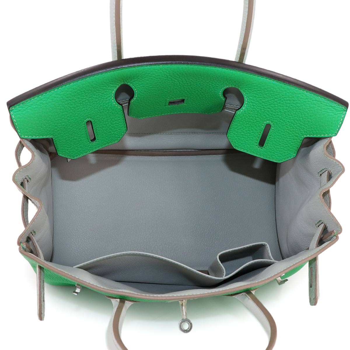 Birkin 30 Personal SPO Taurillon Clemence Bambou Hand Bag