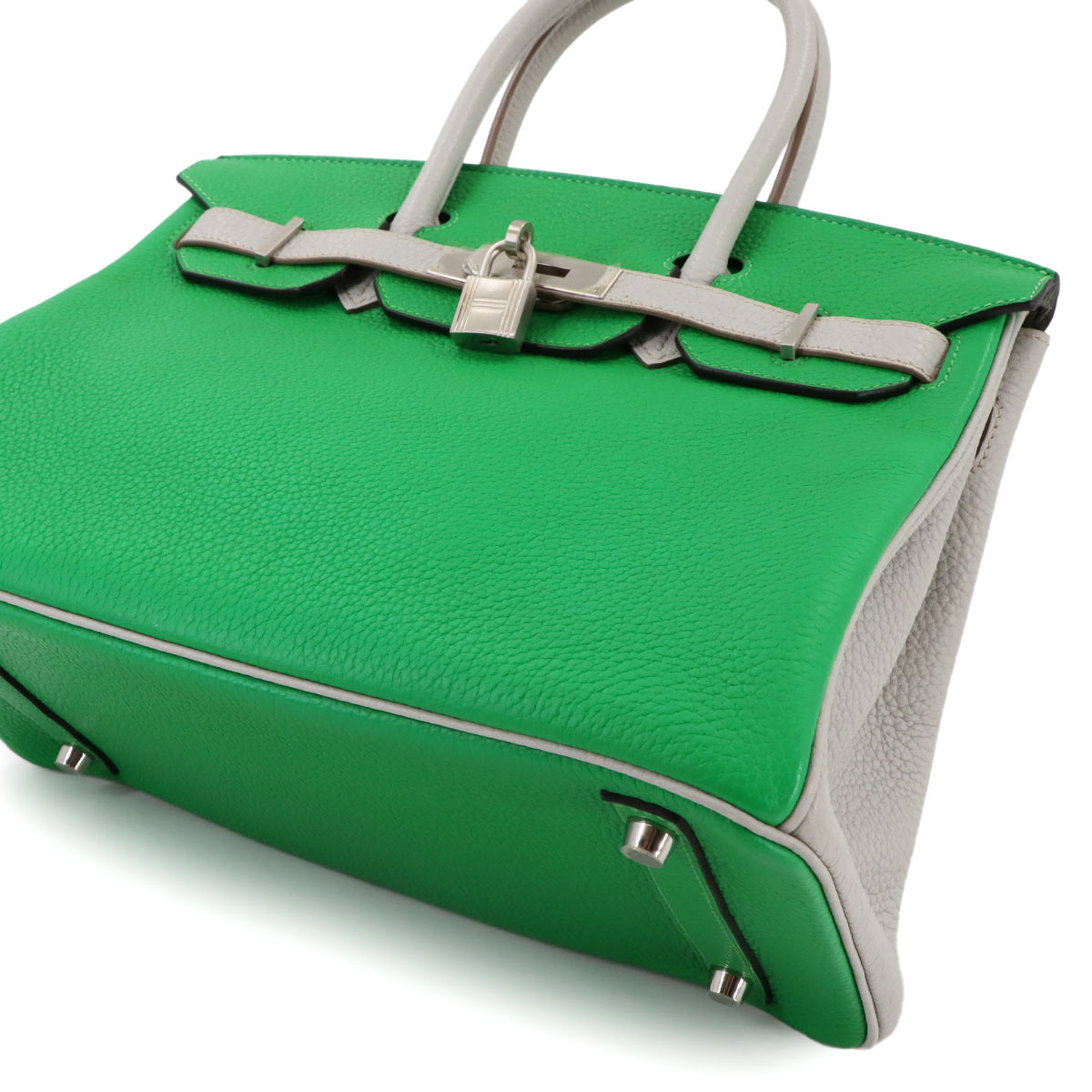 Birkin 30 Personal SPO Taurillon Clemence Bambou Hand Bag