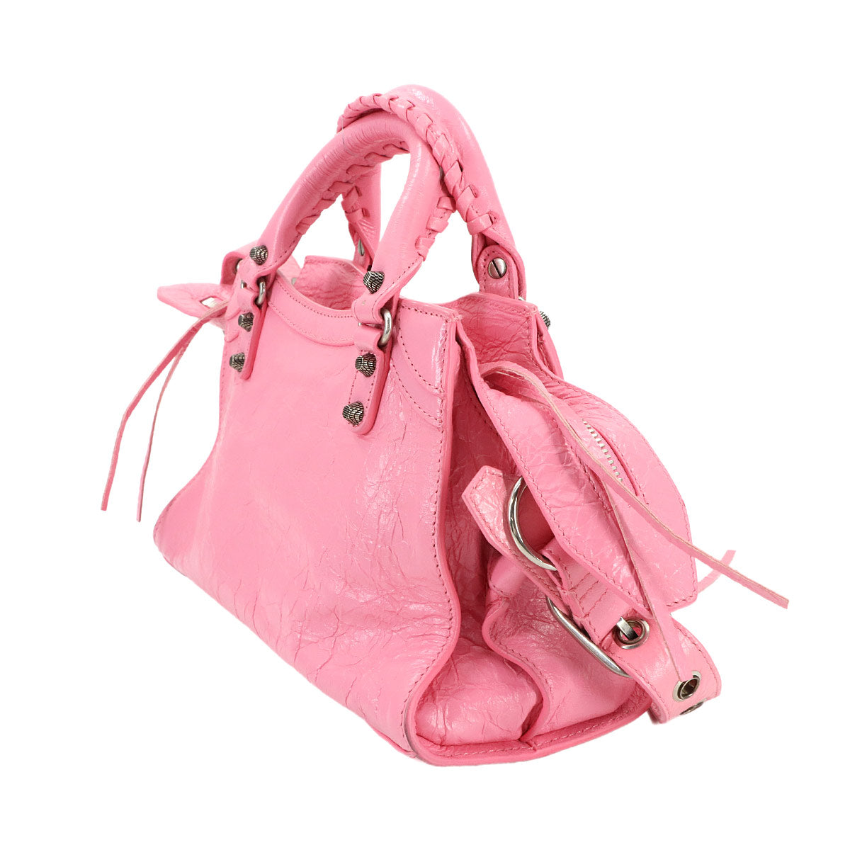 Neo Cagole XS Hand Shoulder Bag Leather Pink 700940
