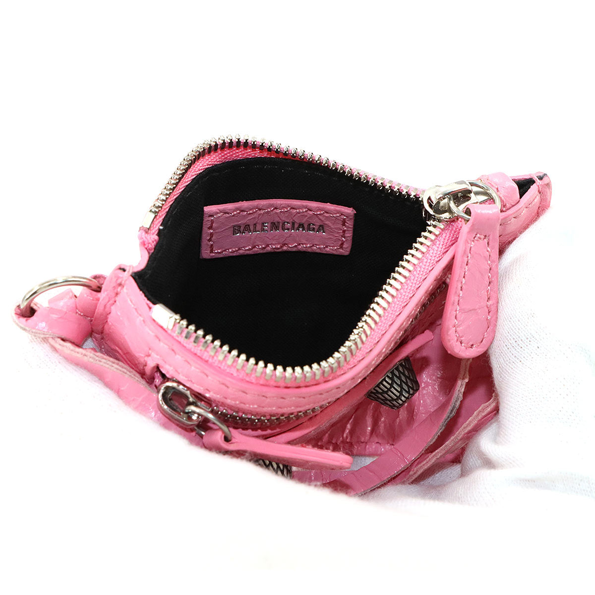 Neo Cagole XS Hand Shoulder Bag Leather Pink 700940
