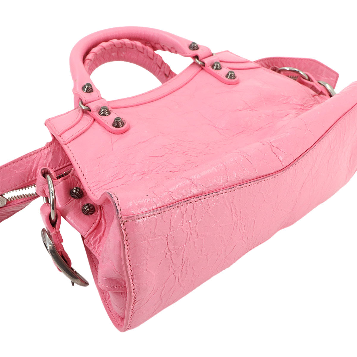 Neo Cagole XS Hand Shoulder Bag Leather Pink 700940