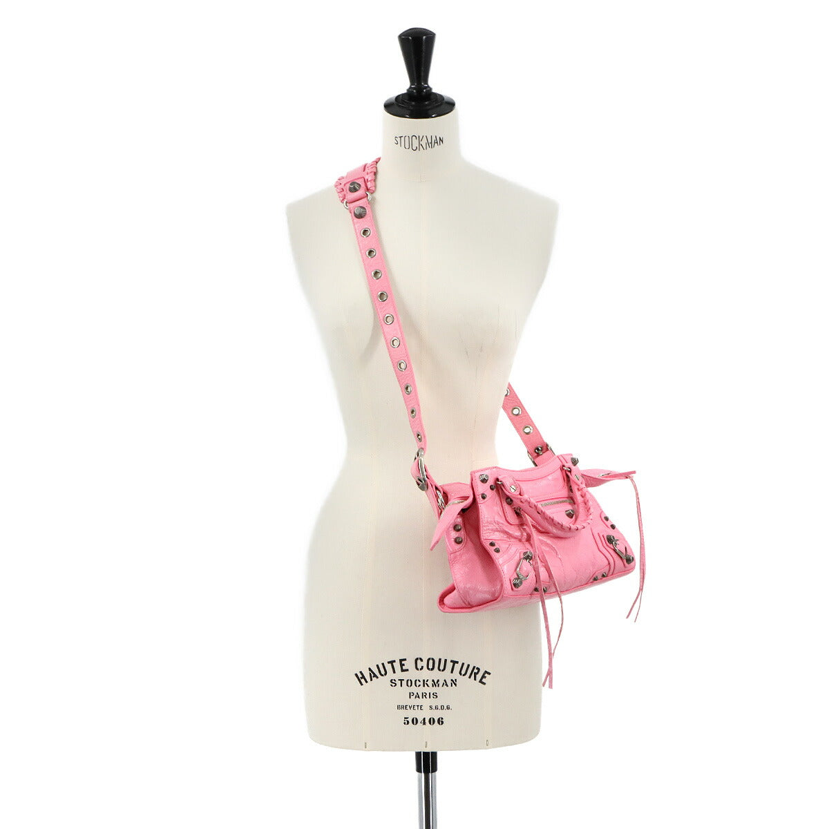 Neo Cagole XS Hand Shoulder Bag Leather Pink 700940