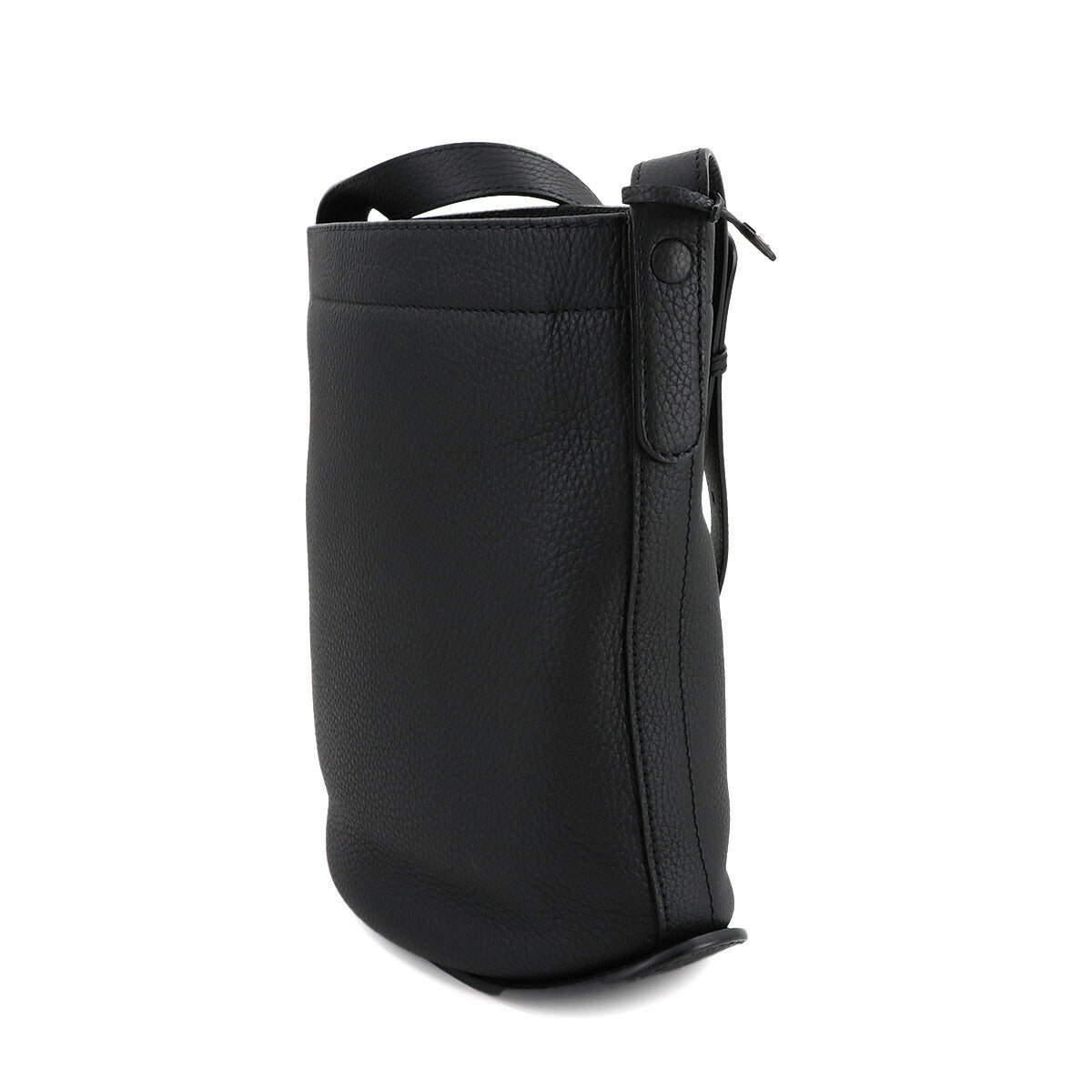 Pin Daily Surpique MM Shoulder Bag Leather Black Purse