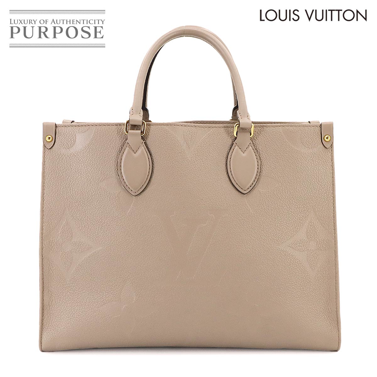 Monogram Empreinte Onthego MM Tote Shoulder Bag M45607