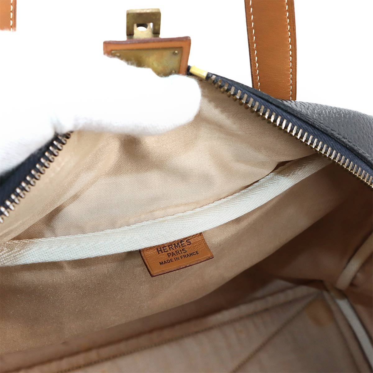 Victoria 43 Hand Bag Ardennes Black Brown Purse