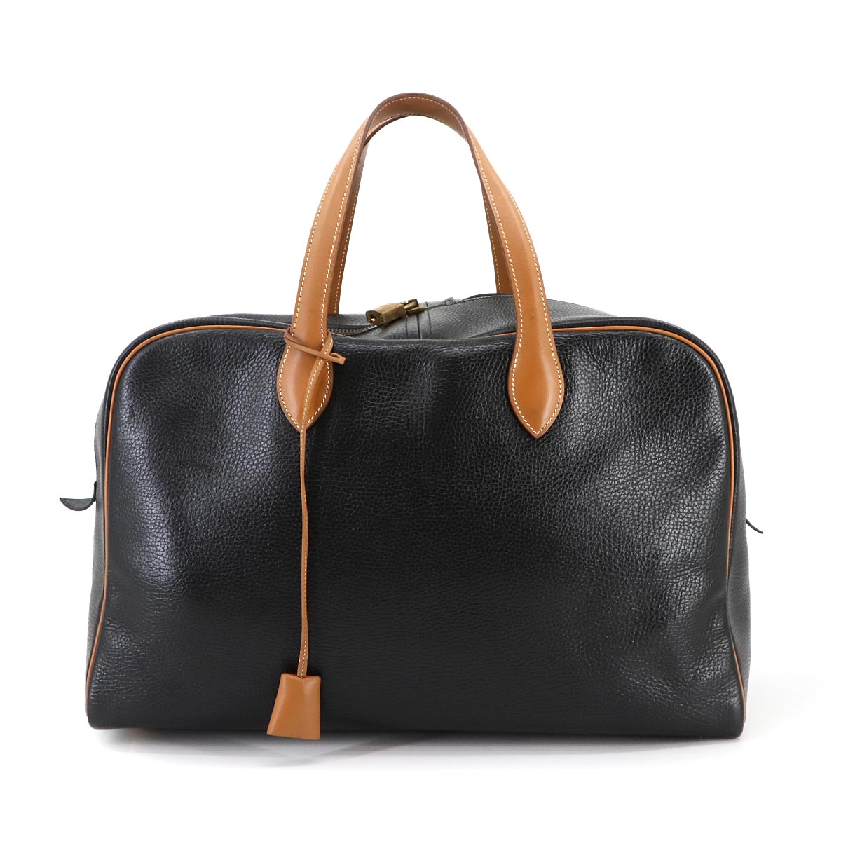Victoria 43 Hand Bag Ardennes Black Brown Purse