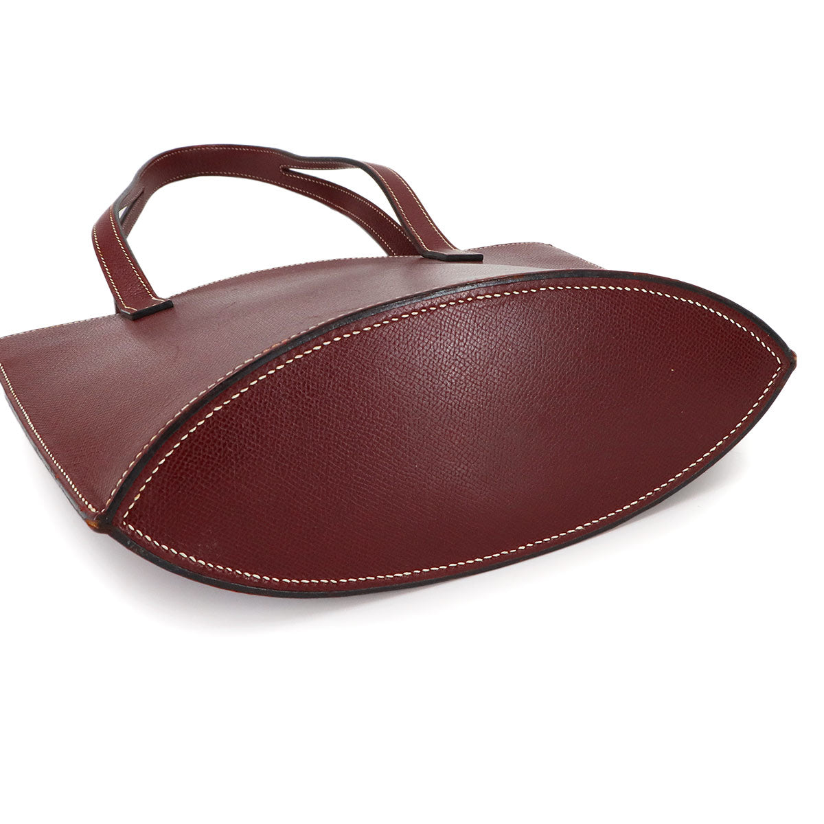 Tote Bag Veau Graine Lisse Rouge H Purse