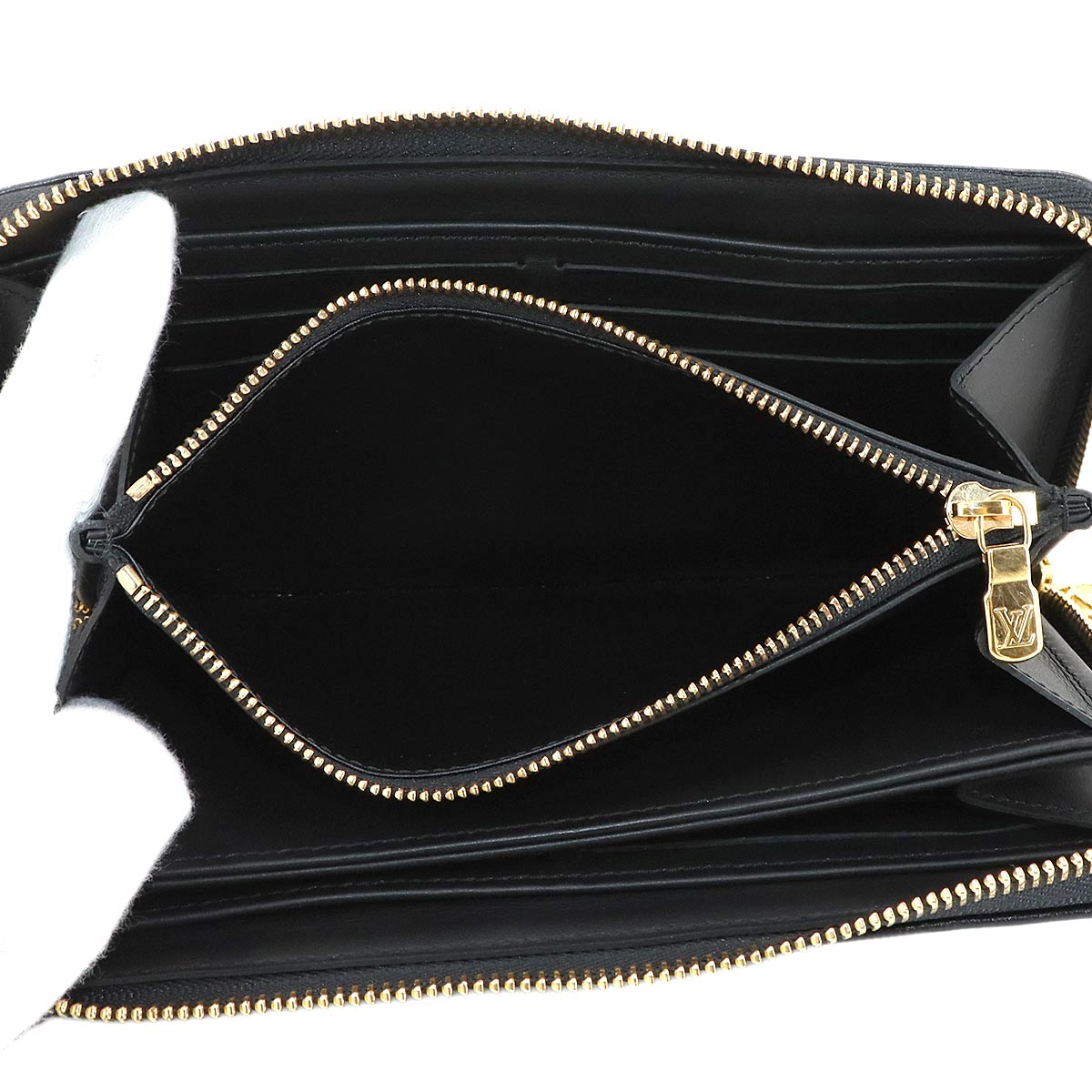 Monogram Coussin Zippy Wallet Leather Noir M81510 Purse