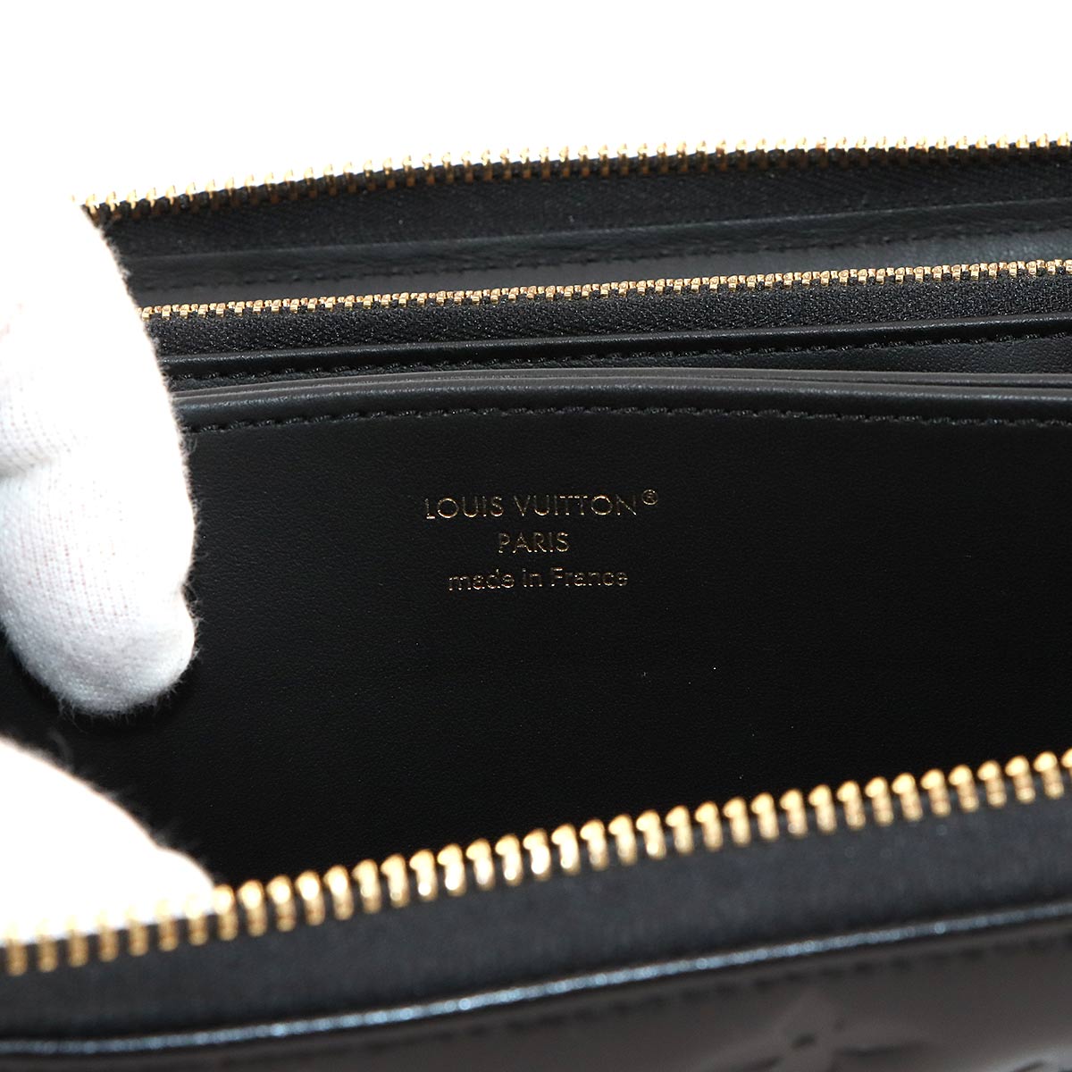 Monogram Coussin Zippy Wallet Leather Noir M81510 Purse