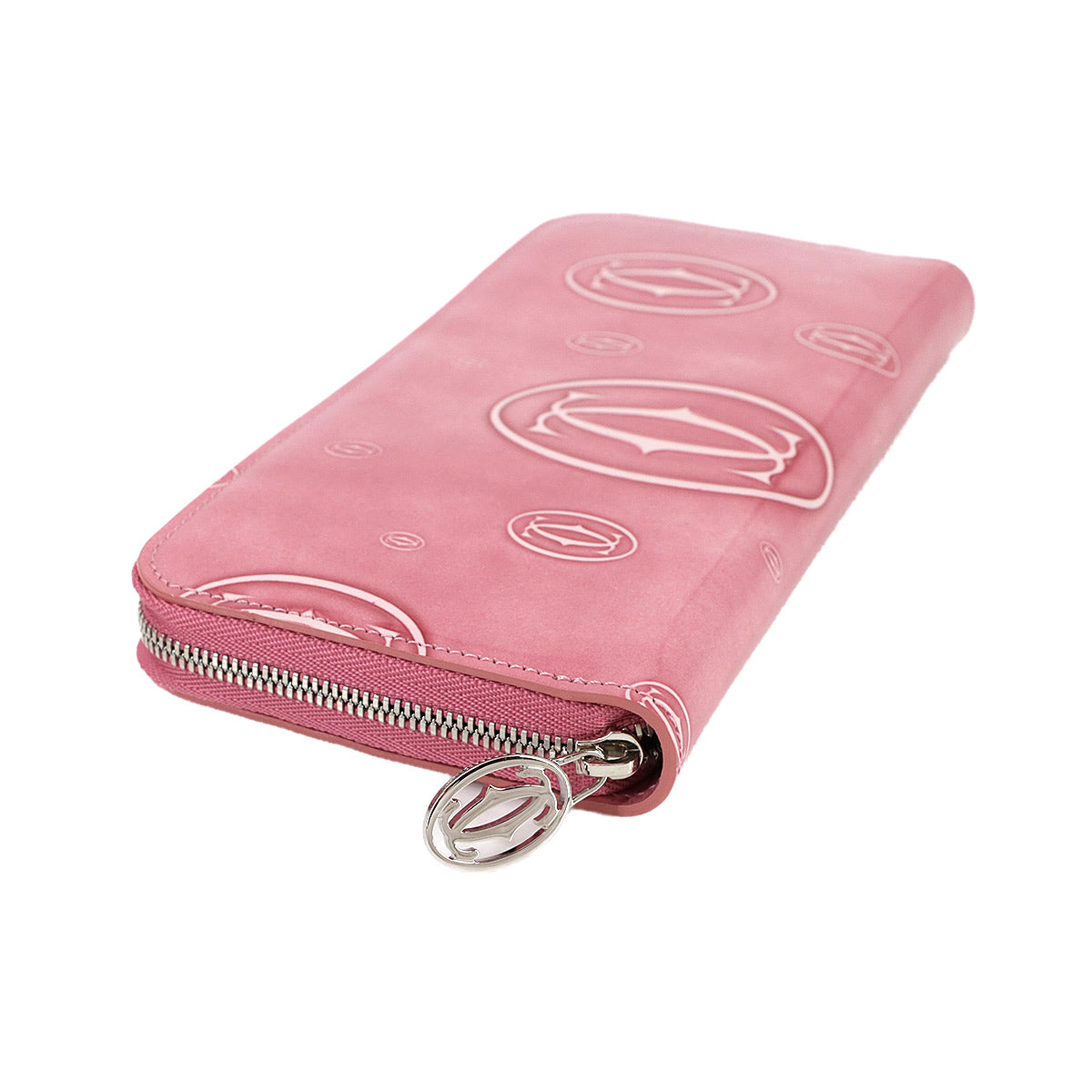 Happy Birthday Zipped Around Wallet Patent Leather Pink