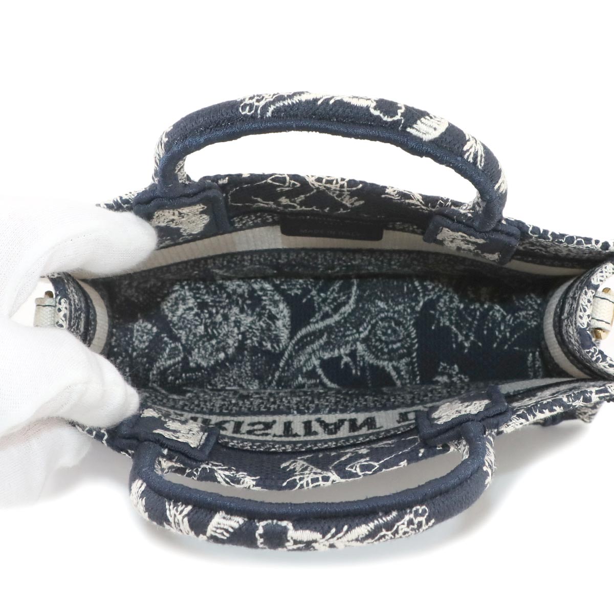 Toile de Jouy Revers Book Tote Mini shoulder Bag