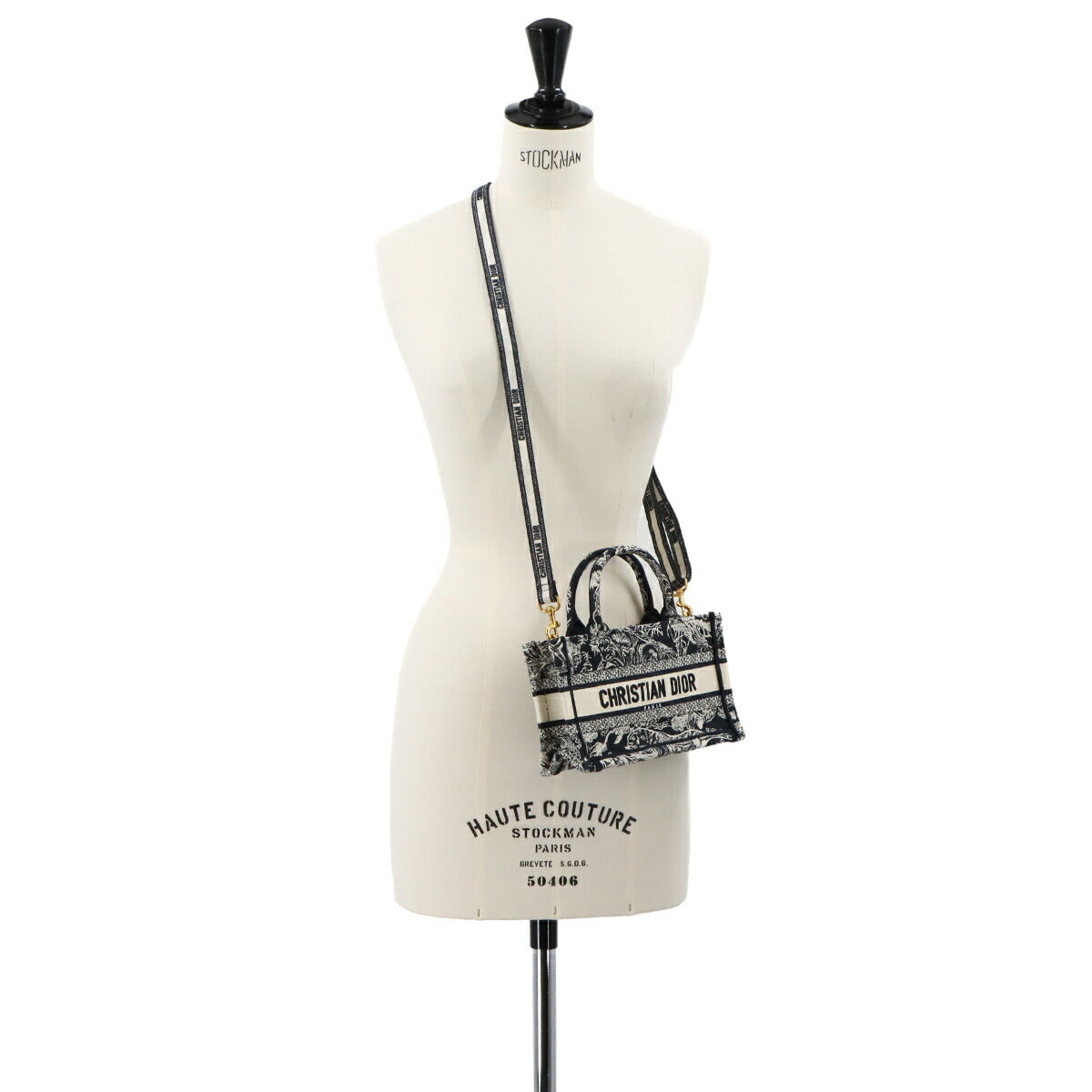 Toile de Jouy Revers Book Tote Mini shoulder Bag