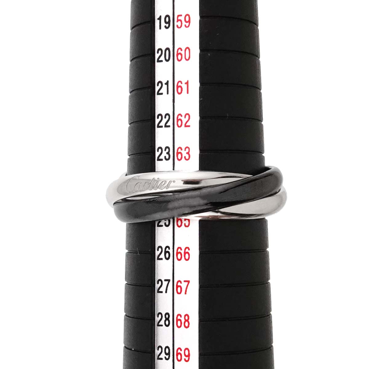 Trinity MM Ceramic Ring K18 WG 750 size64 10.25-10.5(US)