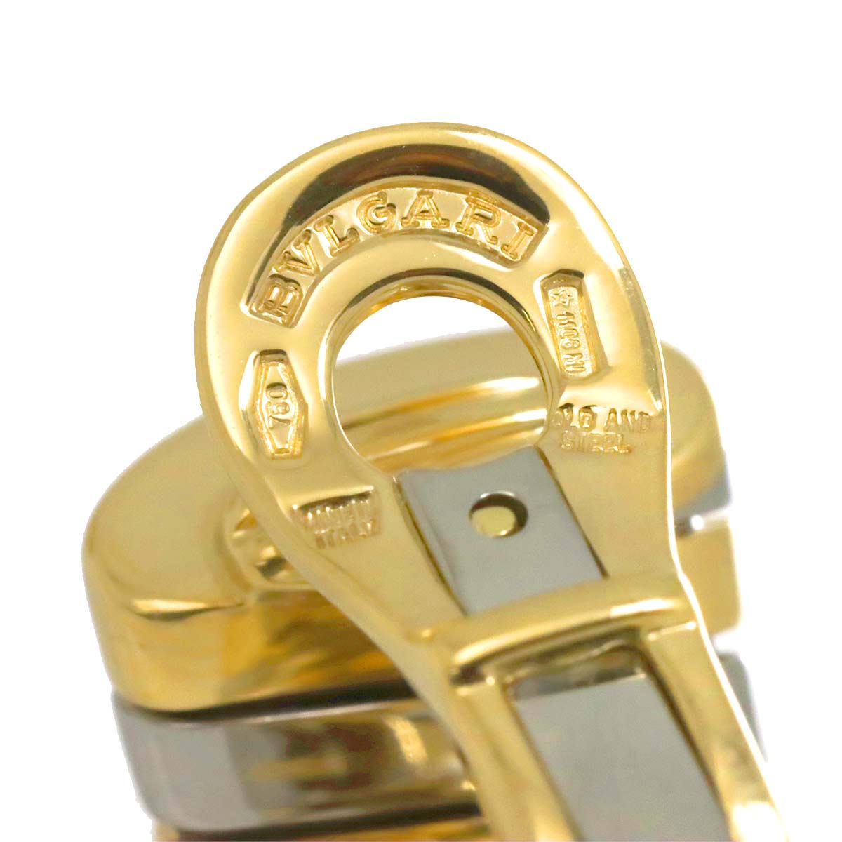 Tubogas Earring Clip-on 18K YG 750 SS