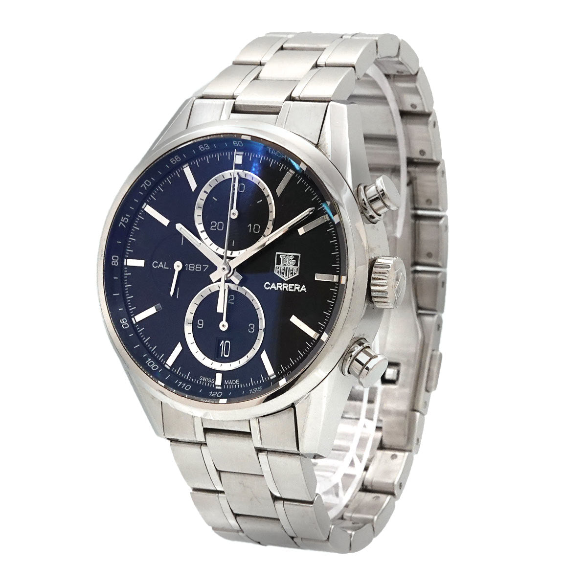 Carrera Chronograph CAR2110-1 Mens Watch Date Black Dial