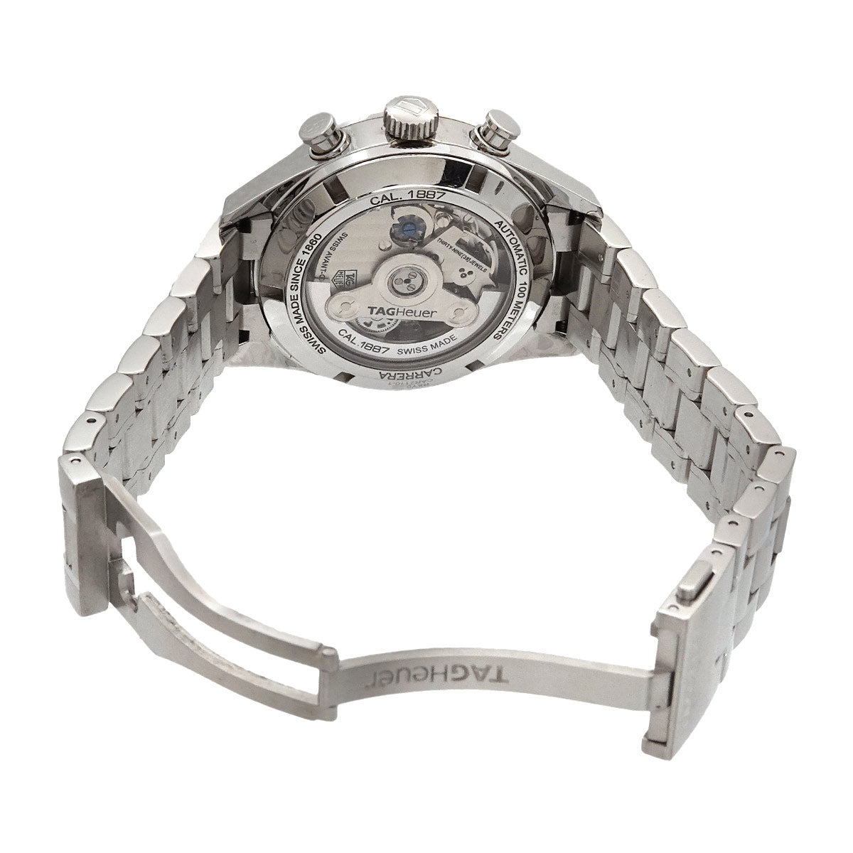 Carrera Chronograph CAR2110-1 Mens Watch Date Black Dial