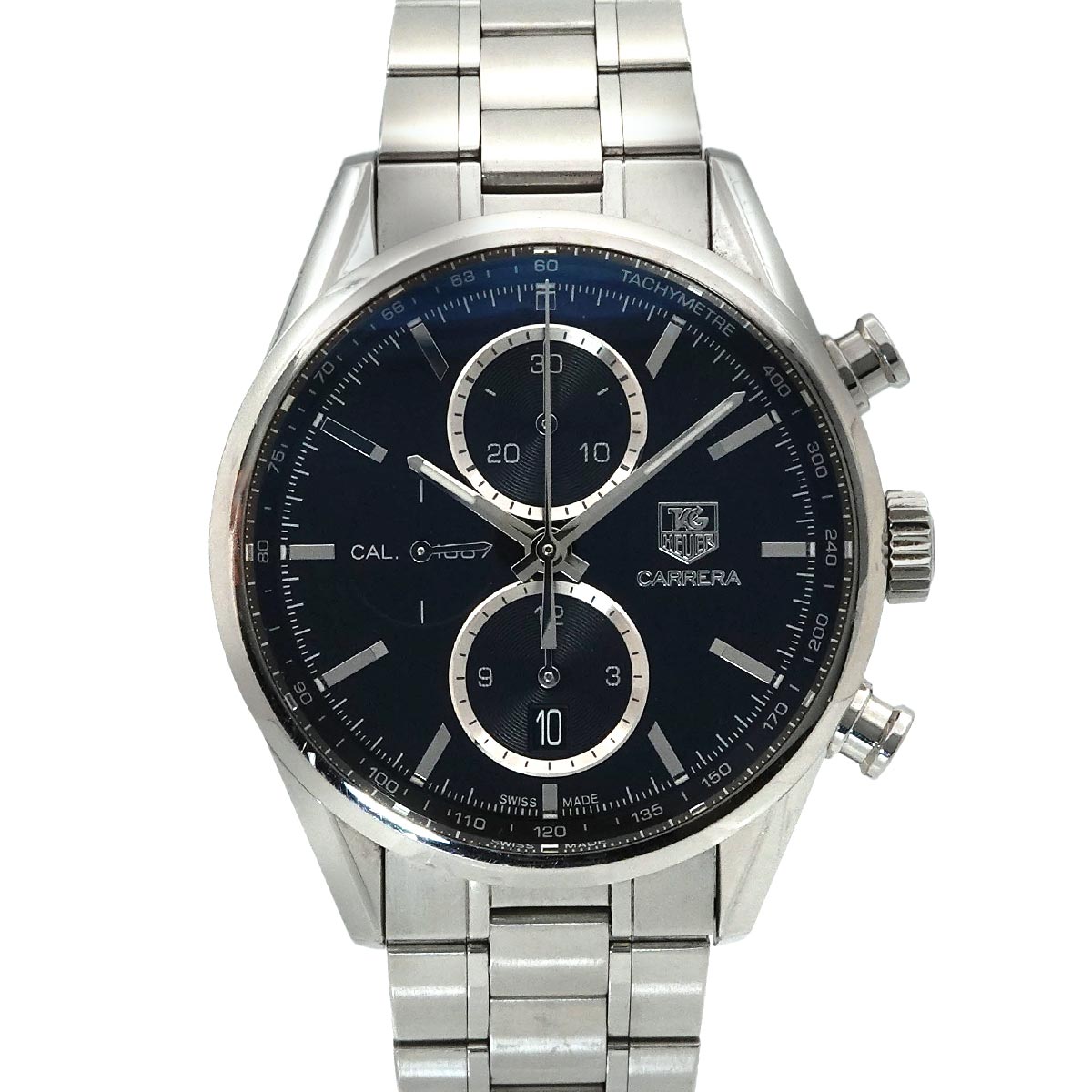 Carrera Chronograph CAR2110-1 Mens Watch Date Black Dial