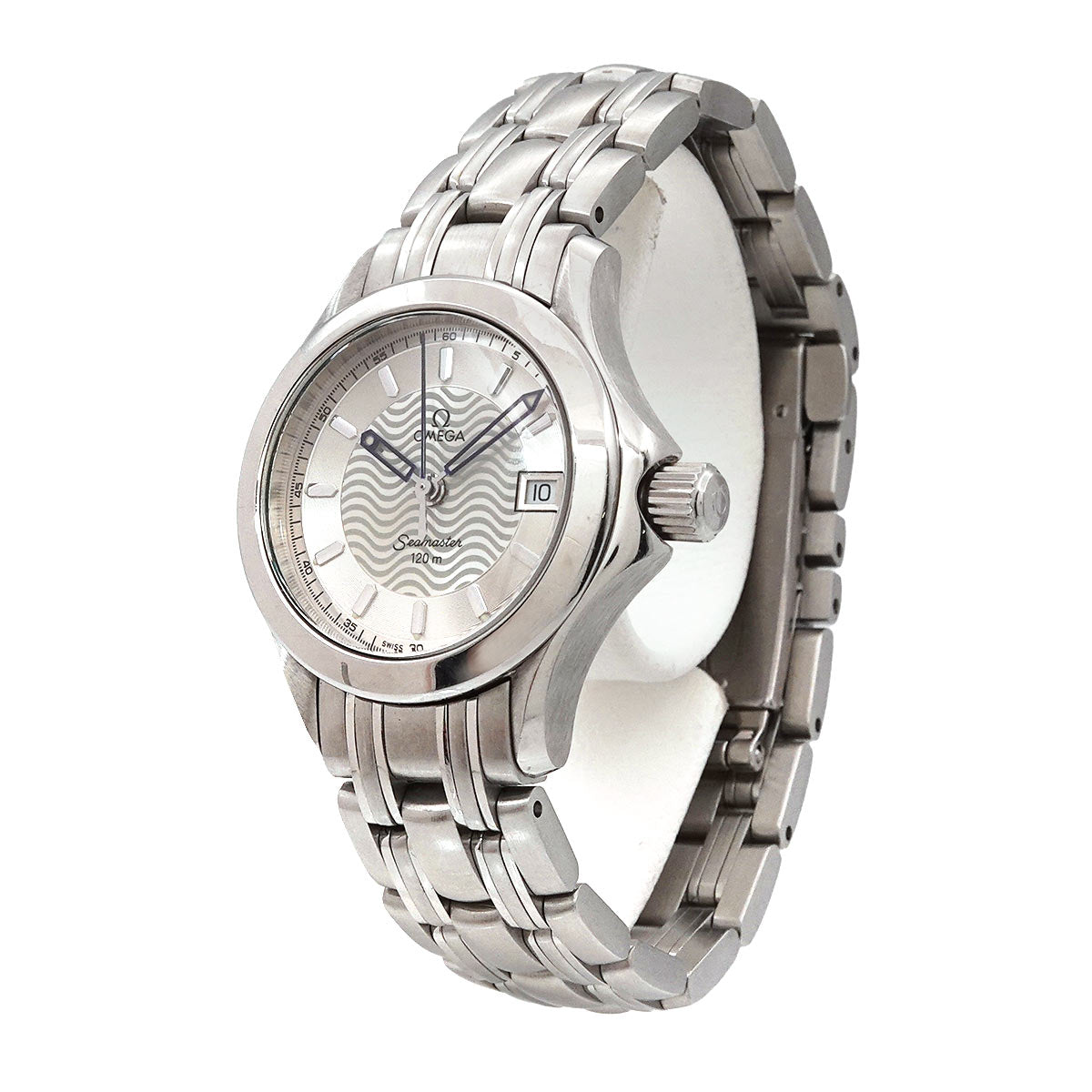 Seamaster 120 Date 2581 31 Quartz Silver Dial Ladies Watch