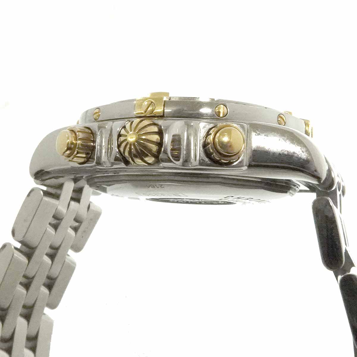 Chonomat Evolution B13356 Yellow Gold Blue Dial Mens