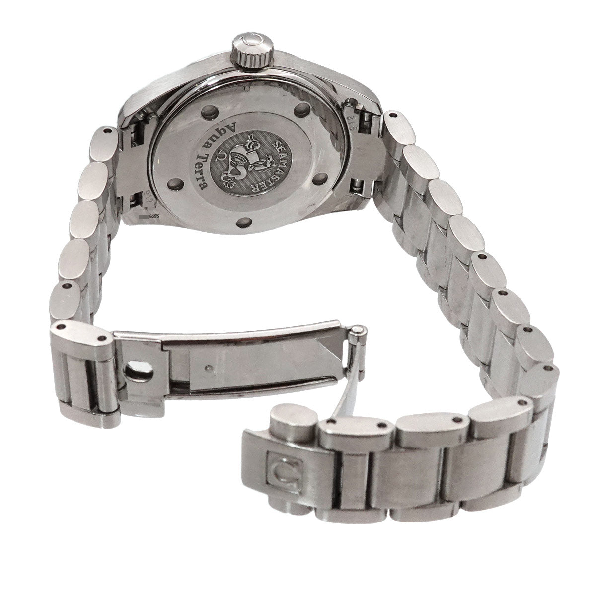 Seamaster Aqua Terra 2577.70 Date White Shell Dial Ladies