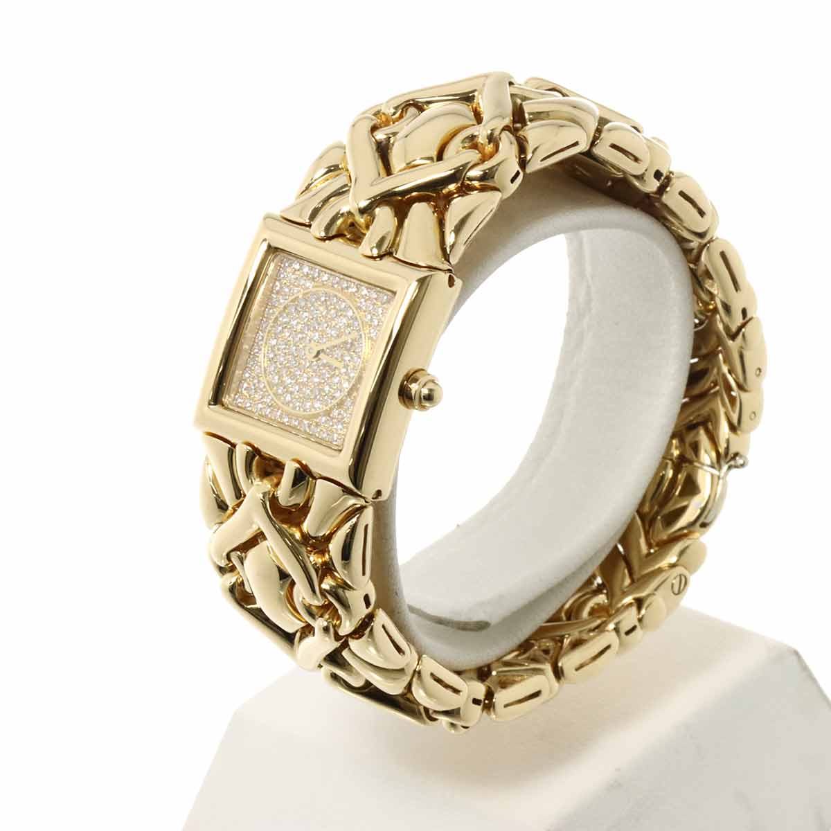 Torika BJ06 750 Yellow Gold Diamond Gold Dial Ledies