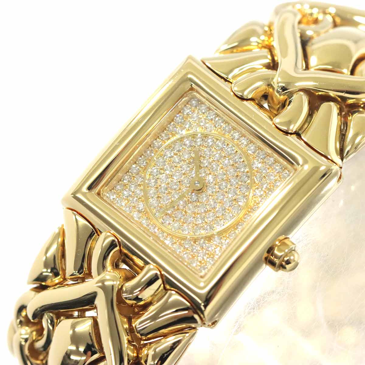 Torika BJ06 750 Yellow Gold Diamond Gold Dial Ledies