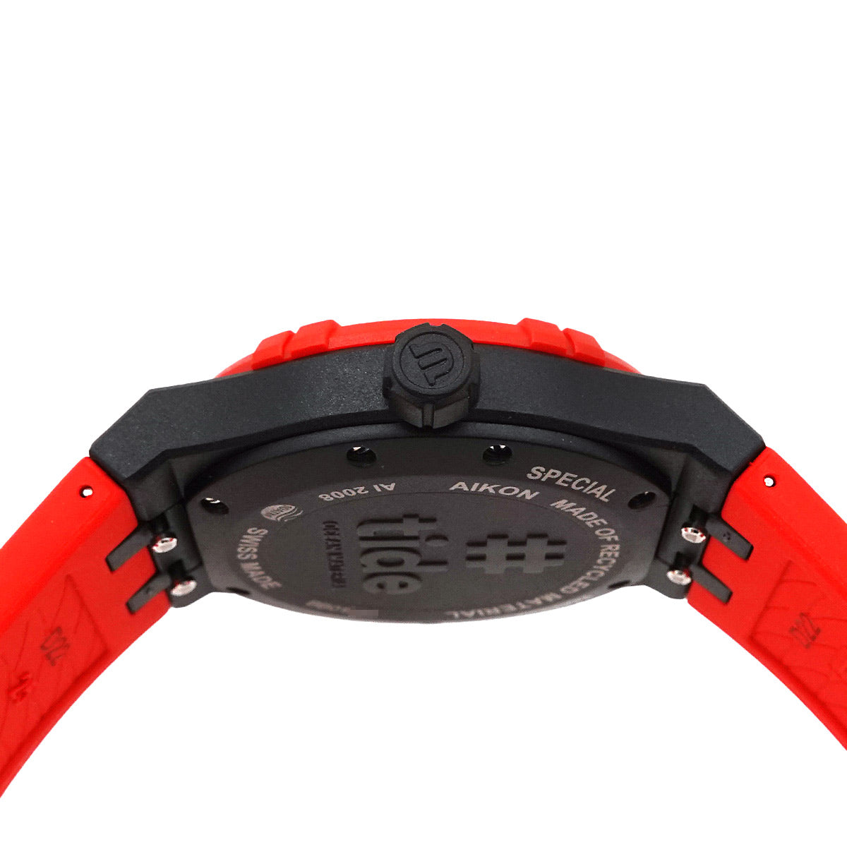 AIKON TIDE AI2008 Quarts Red Dial Mens Watch