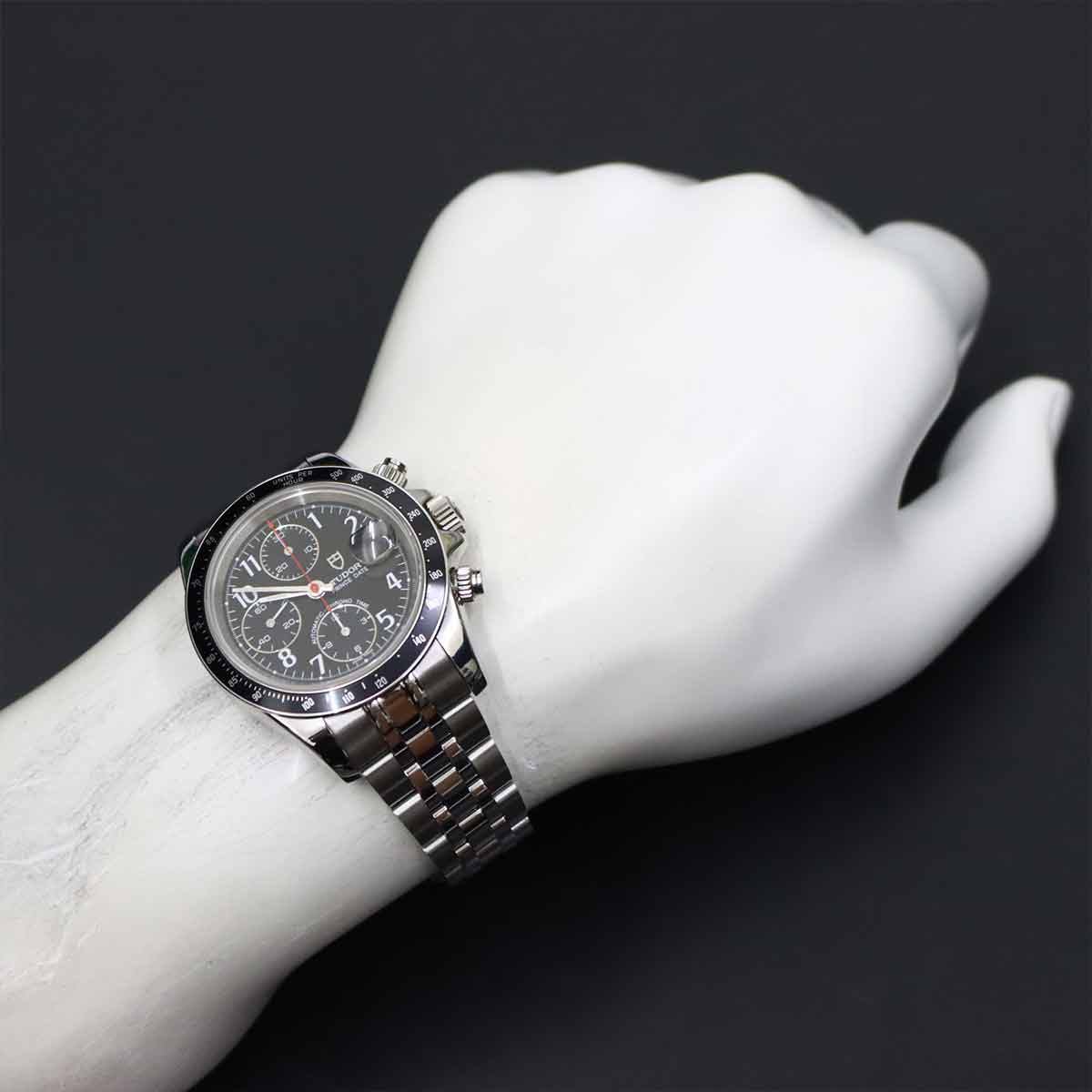 Chrono Time 79260P Chronograph Date Automatic Brack Dial