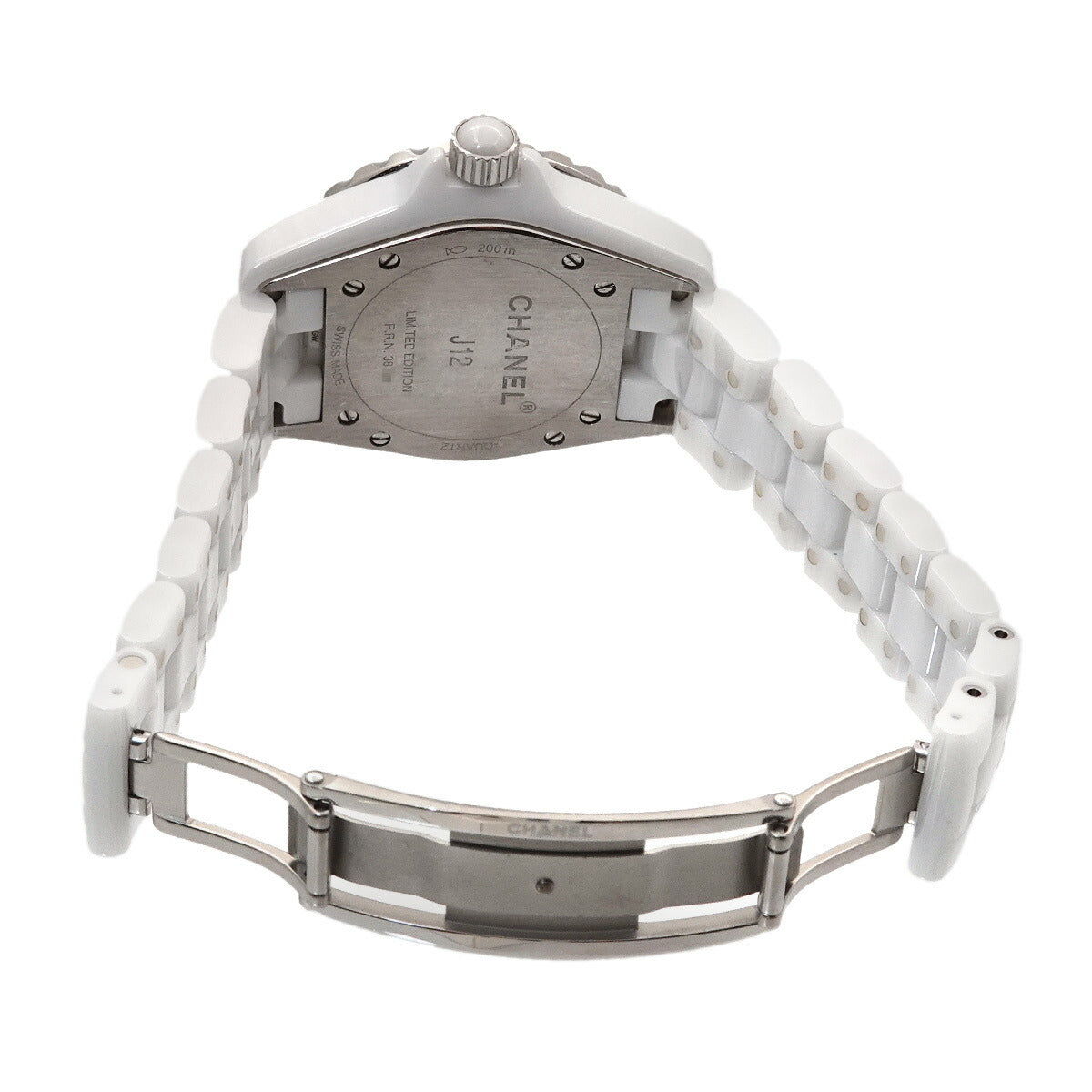 J12 33mm Limited 1200 H4340 Date Quartz White Dial Ladies