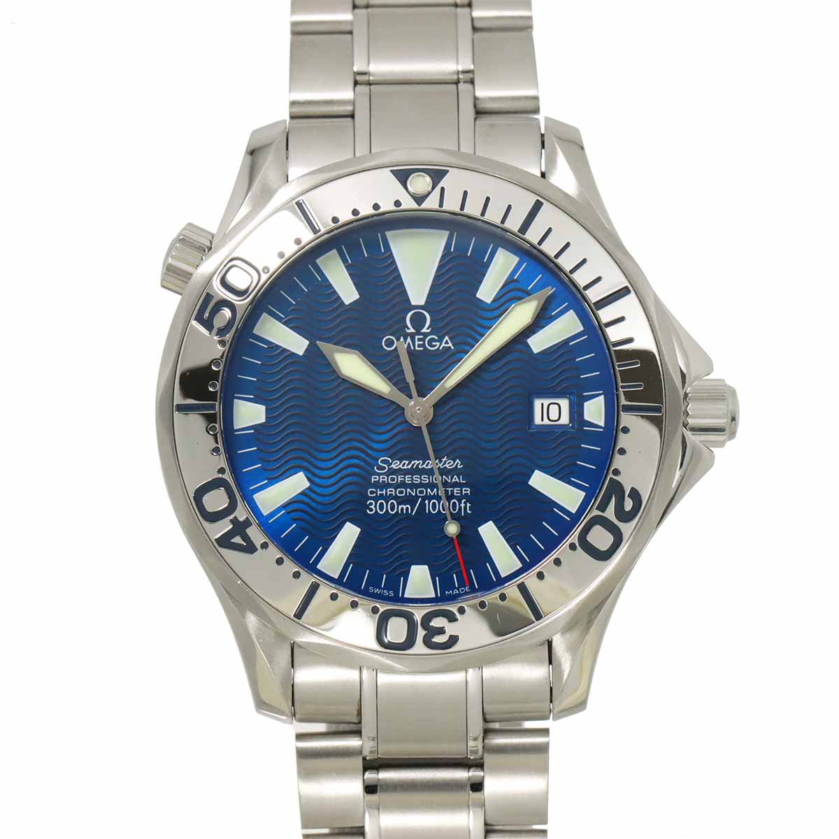 Seamaster Professional 300 2255 80 Mens Watch Date Blue Dial
