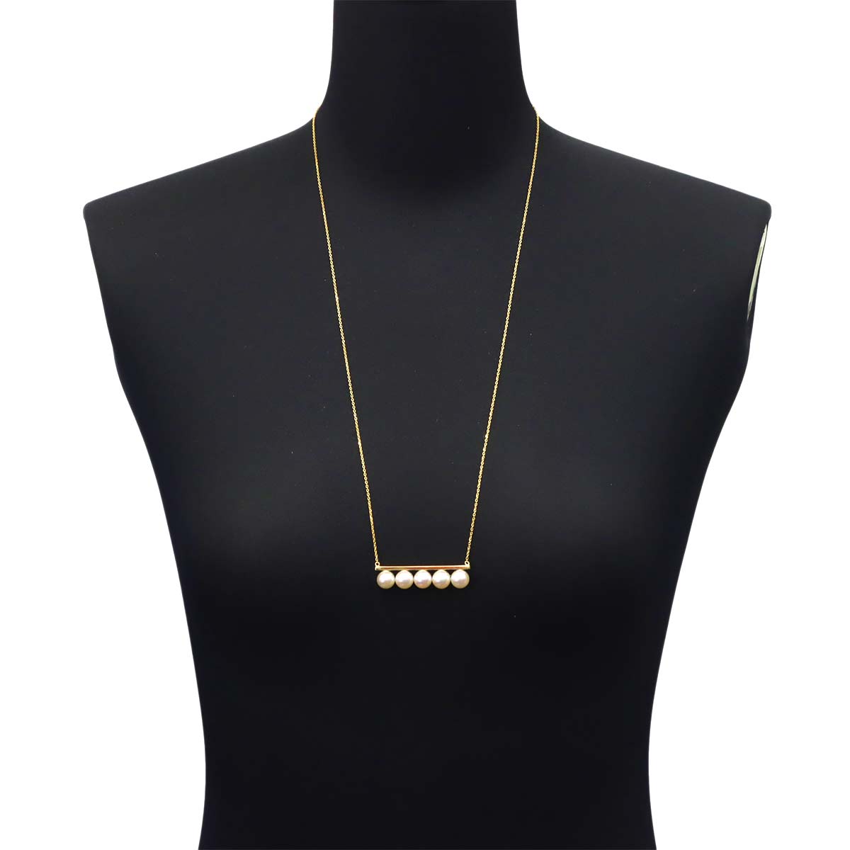 Balance Signature Akoya Pearl 8.5-8.4mm Necklace 18K YG 750