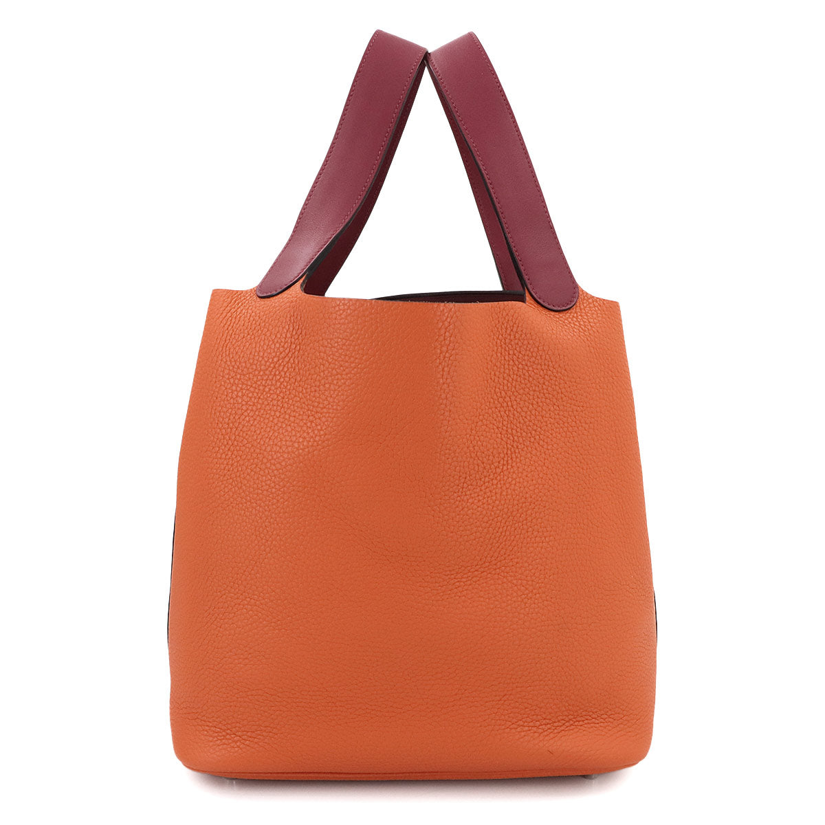 Picotin Lock Touch GM Hand Bag Taurillon Clemence Orange
