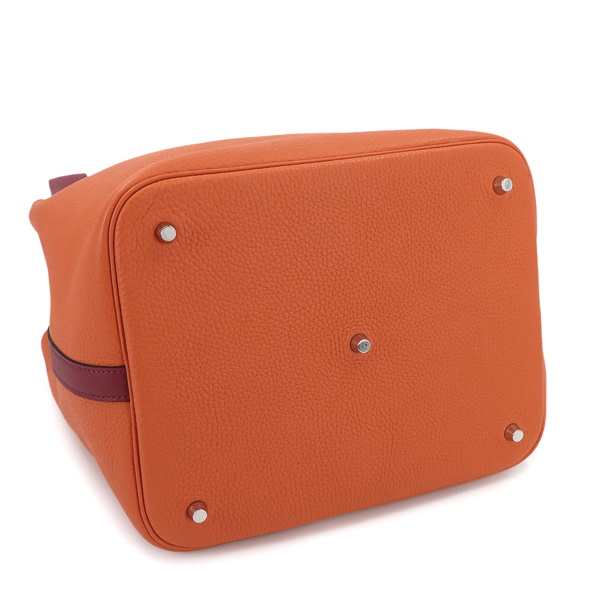 Picotin Lock Touch GM Hand Bag Taurillon Clemence Orange