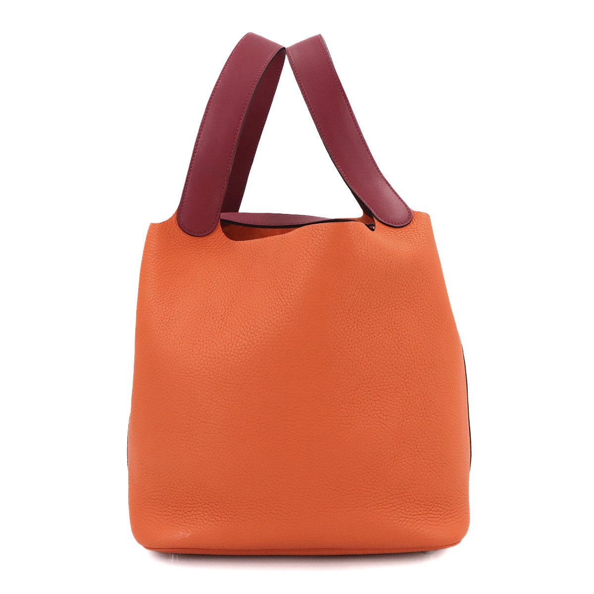 Picotin Lock Touch GM Hand Bag Taurillon Clemence Orange