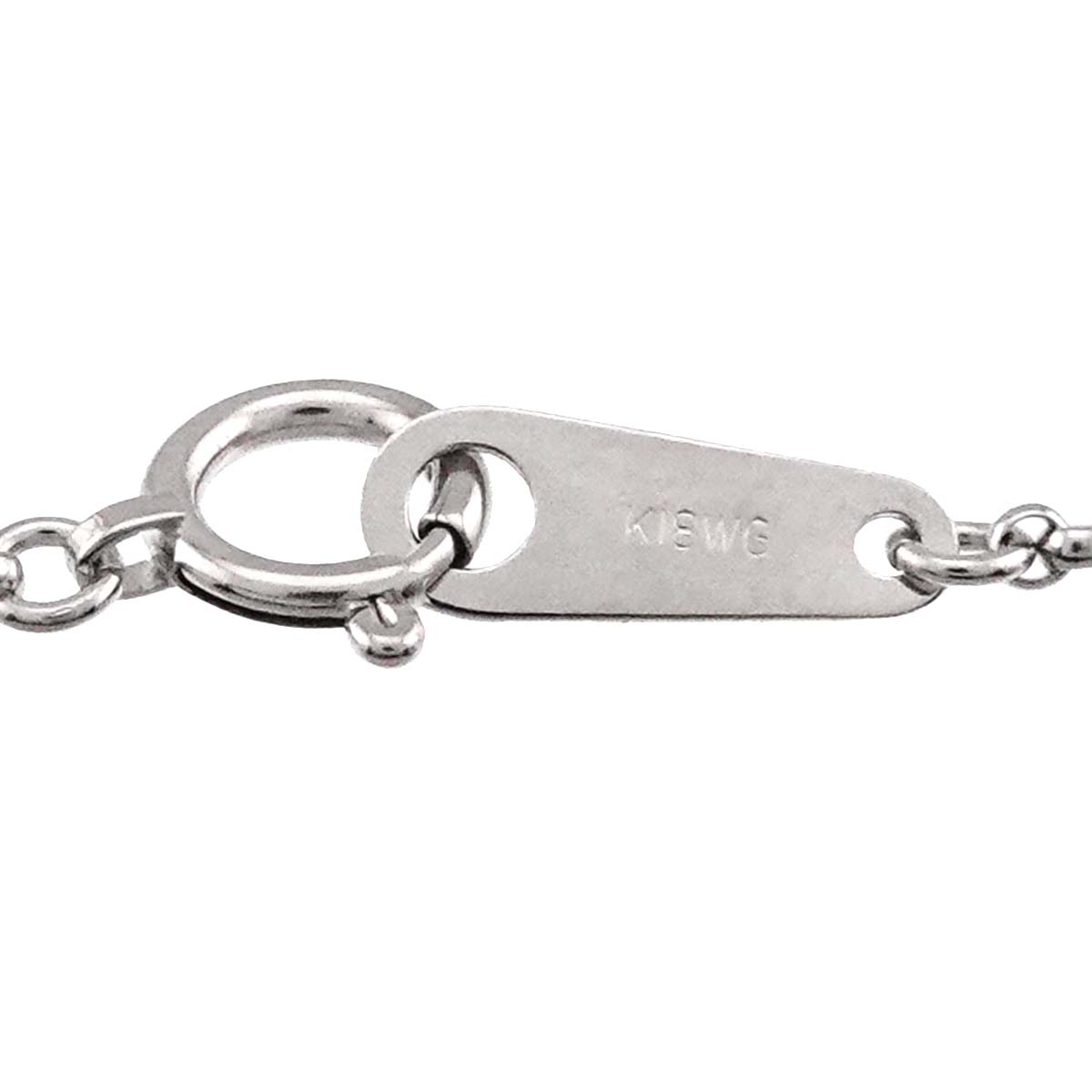 Diamond 0.40ct Necklace 18K WG 750