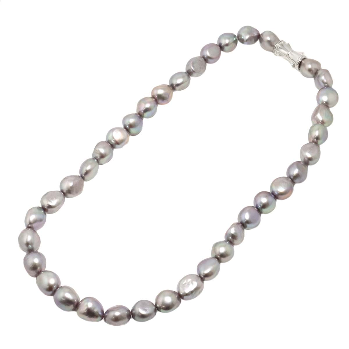 Baroque Pearl Necklace SV Silver 925