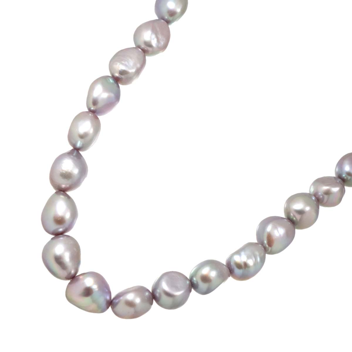 Baroque Pearl Necklace SV Silver 925