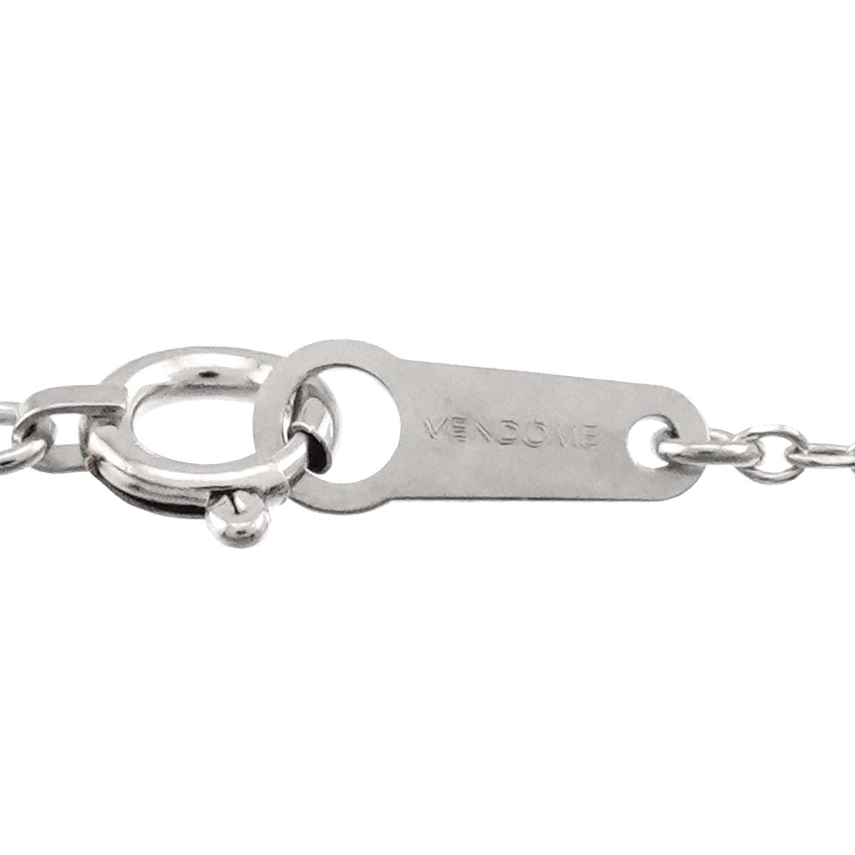 Akoya Pearl 5.6mm Diamond Necklace 18K WG 750